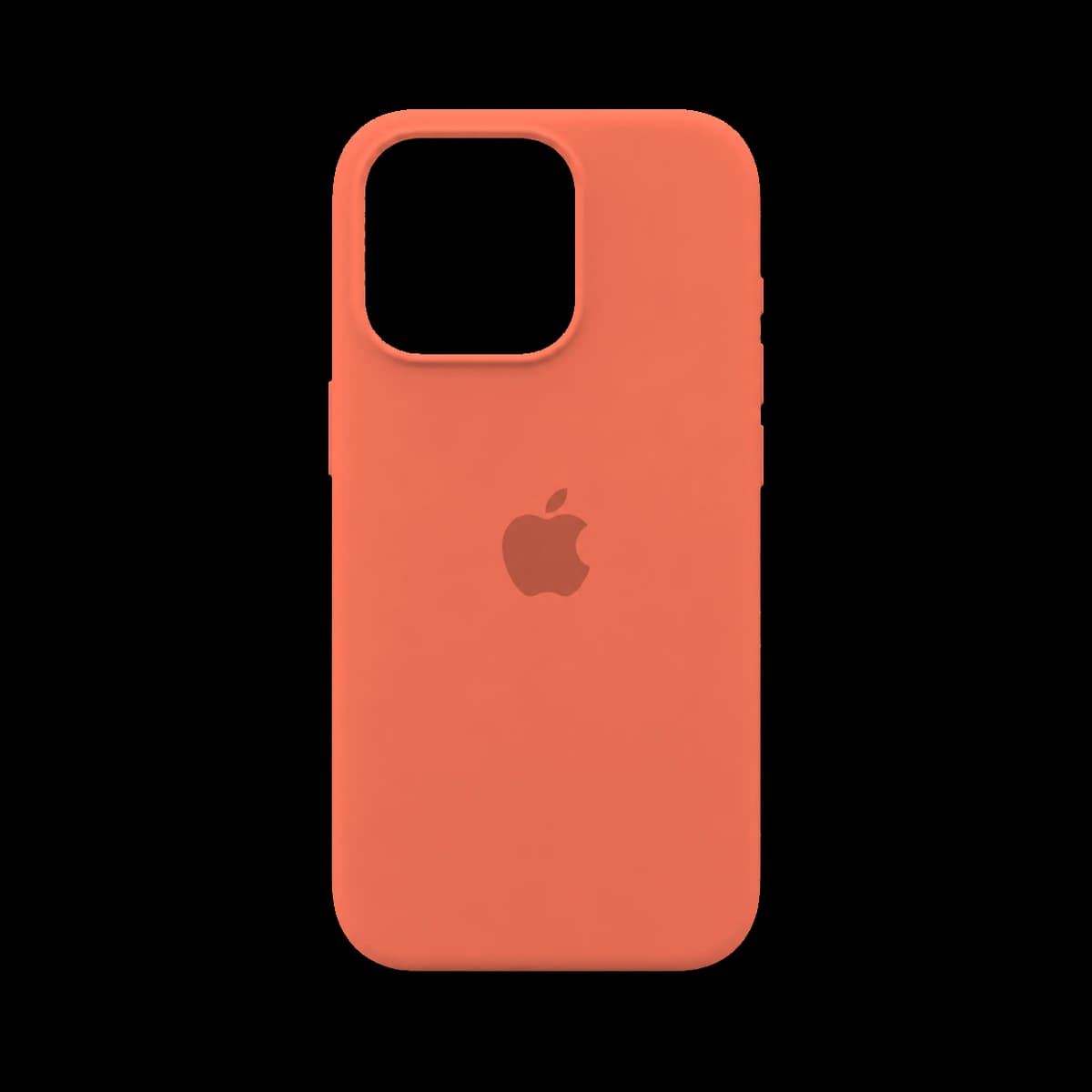 Electric Coral silicone case for iPhone 16 Pro