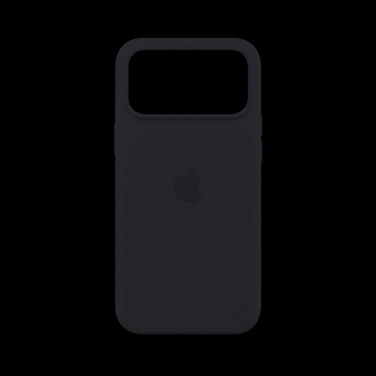 Ink Black silicone case for iPhone 17 Pro Max