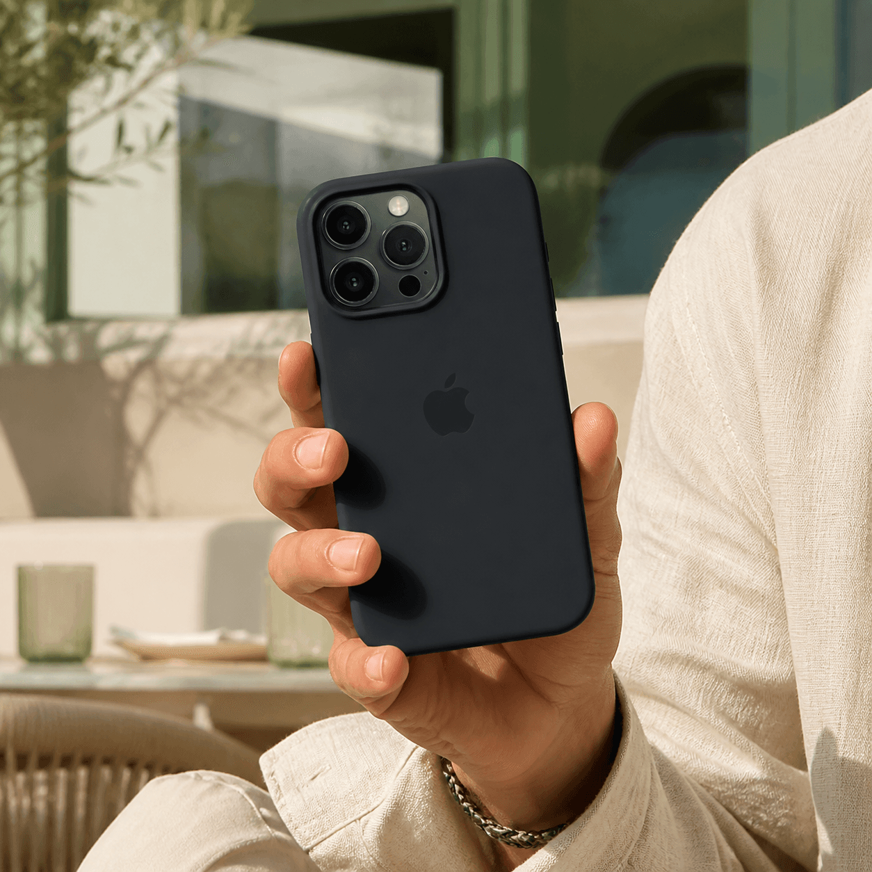Ink Black case in everyday use
