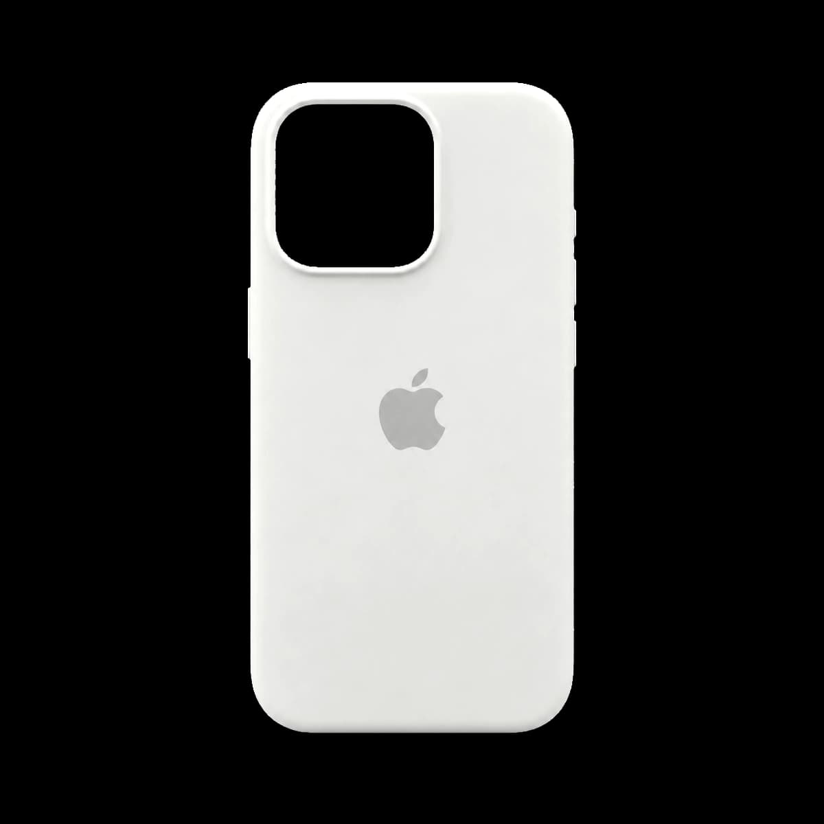Cloud White silicone case for iPhone 16 Pro