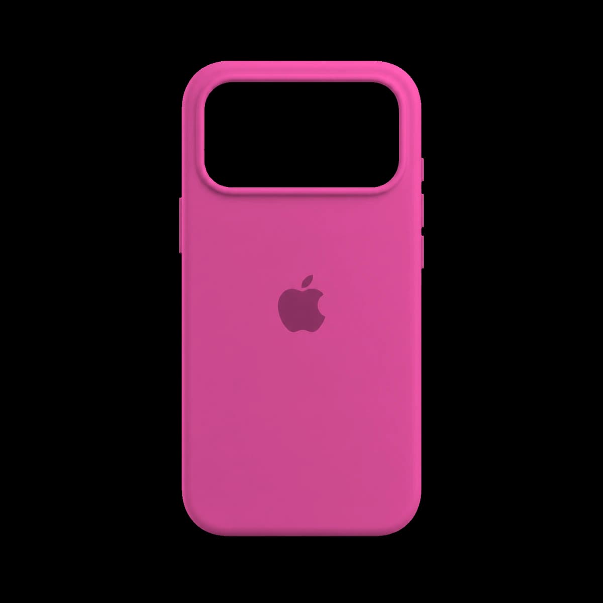 Berry Pink silicone case for iPhone 16 Pro